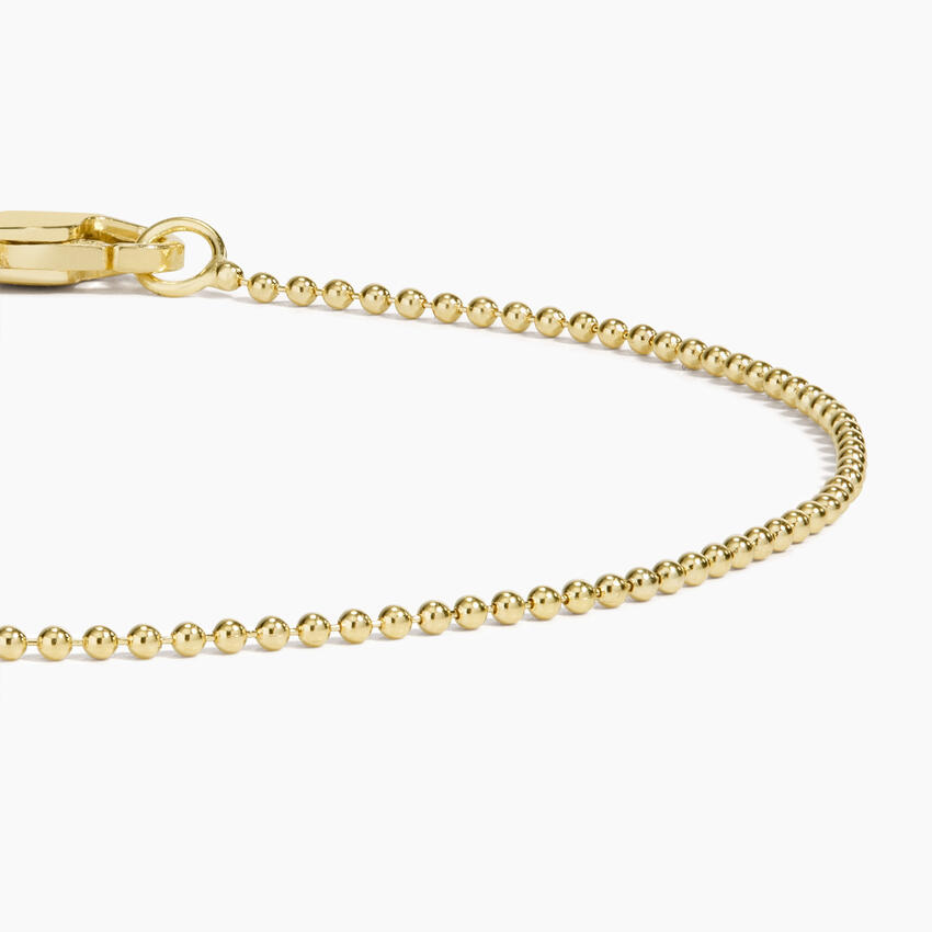 Cameron 6 in. Bead Chain Bracelet (1mm)