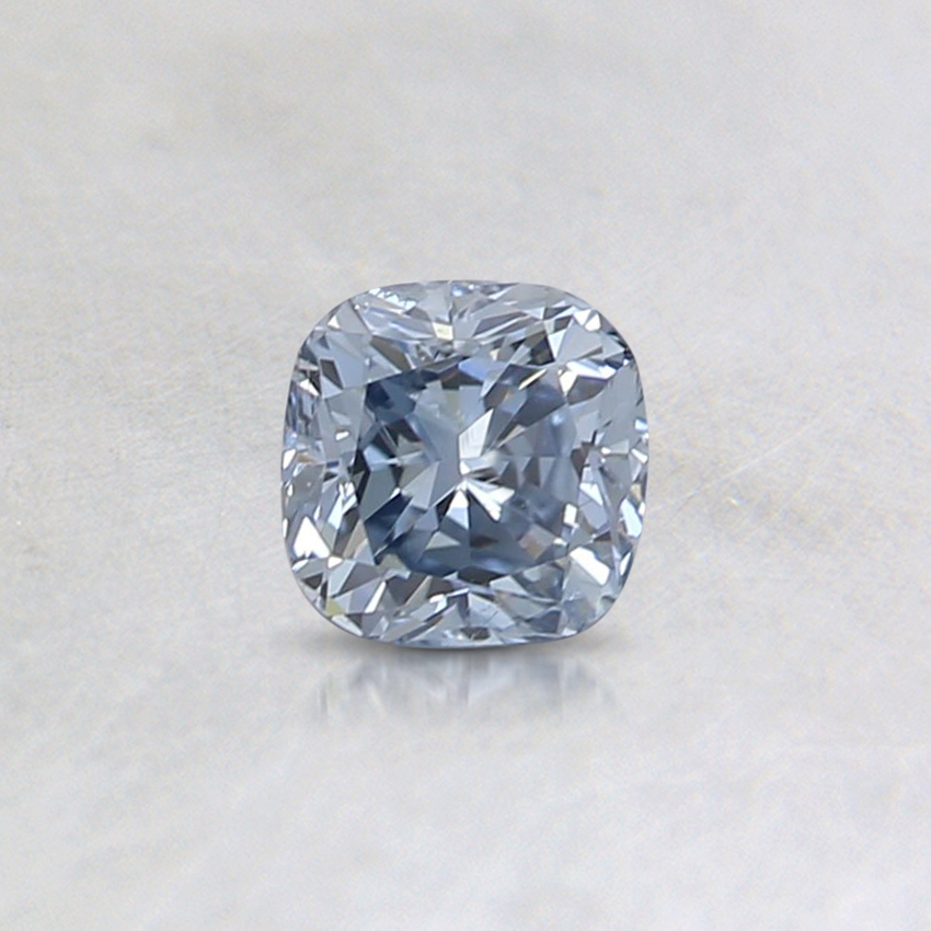 0.36 Ct. Fancy Vivid Blue Cushion Lab Grown Diamond