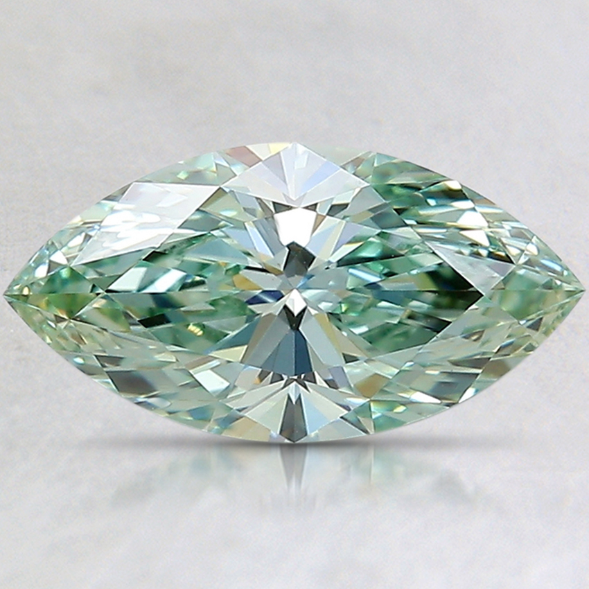 1.60 Ct. Fancy Vivid Green Marquise Lab Created Diamond