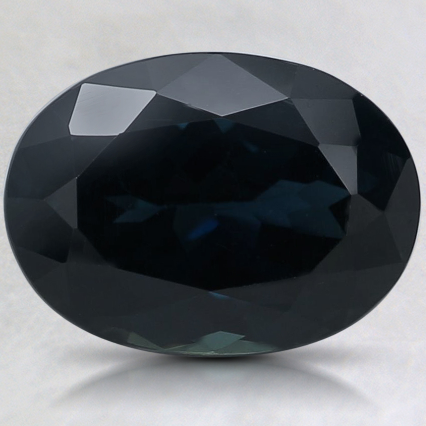 9.8x7.1mm Unheated Blue Oval Australian Sapphire