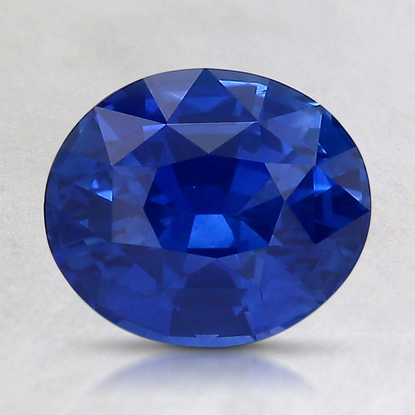 8.7x7.4mm Blue Oval Sapphire