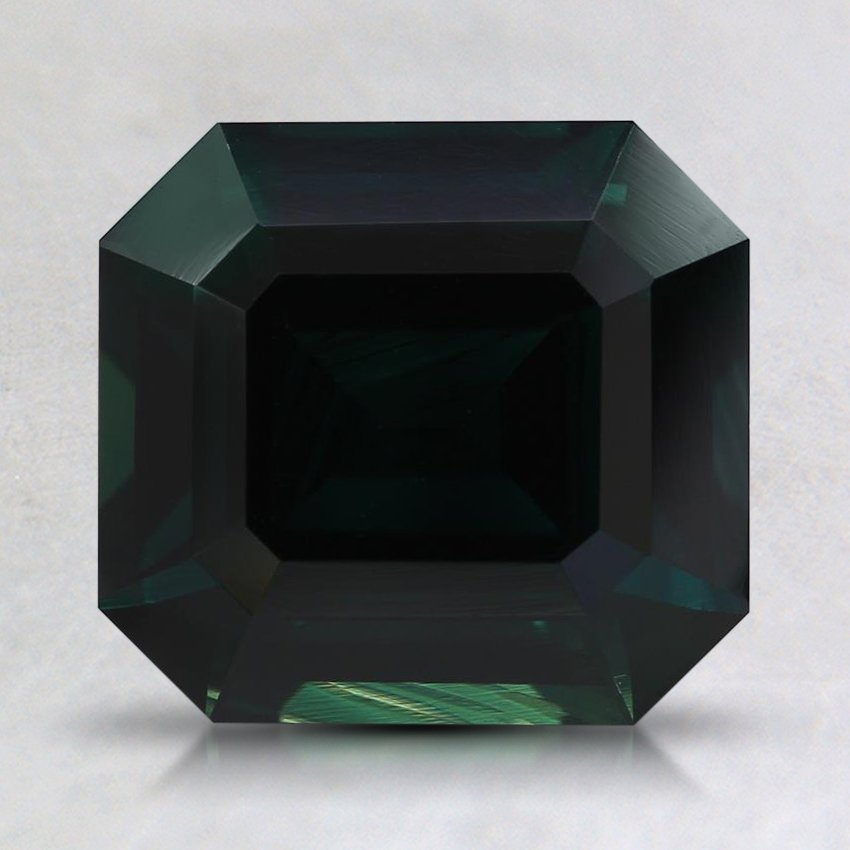 12X11mm Teal Asscher Sapphire