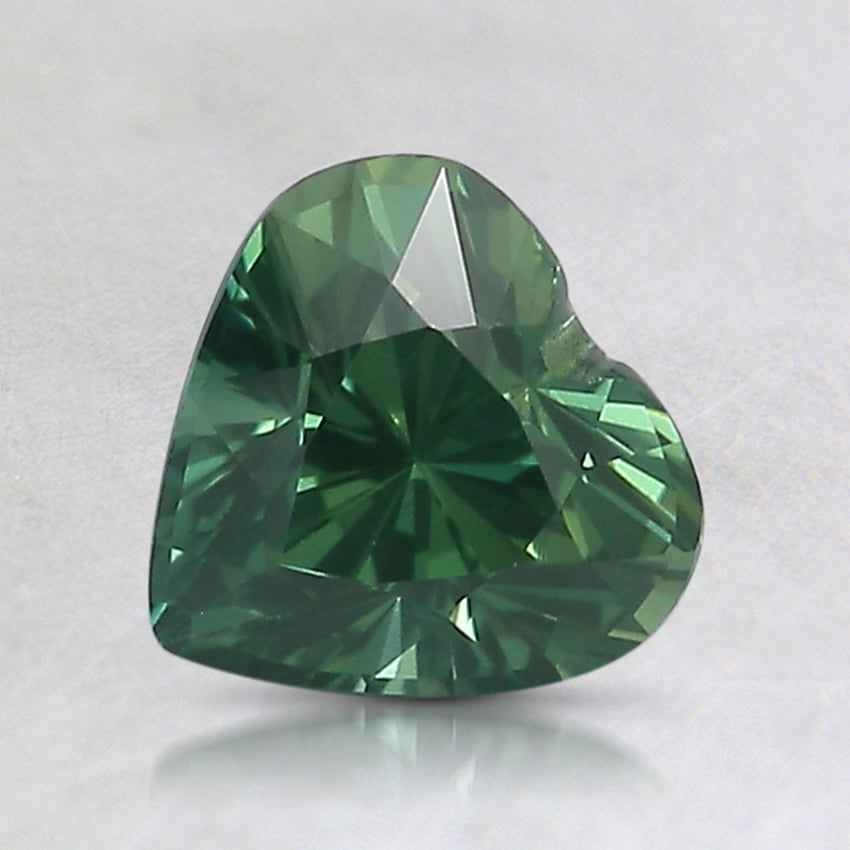 6.9x7.2mm Teal Heart Sapphire