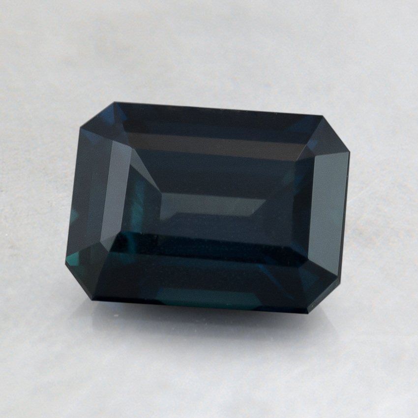 7x5mm Premium Teal Emerald Cut Sapphire