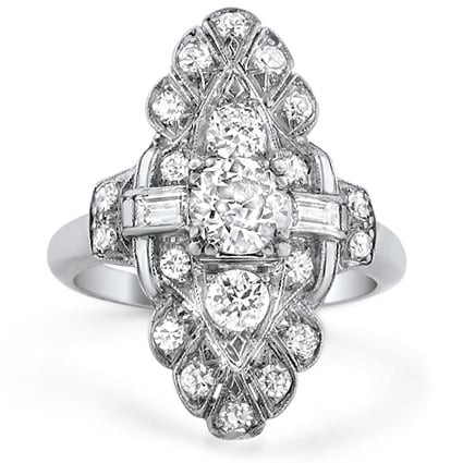 Art Deco Diamond Vintage Ring