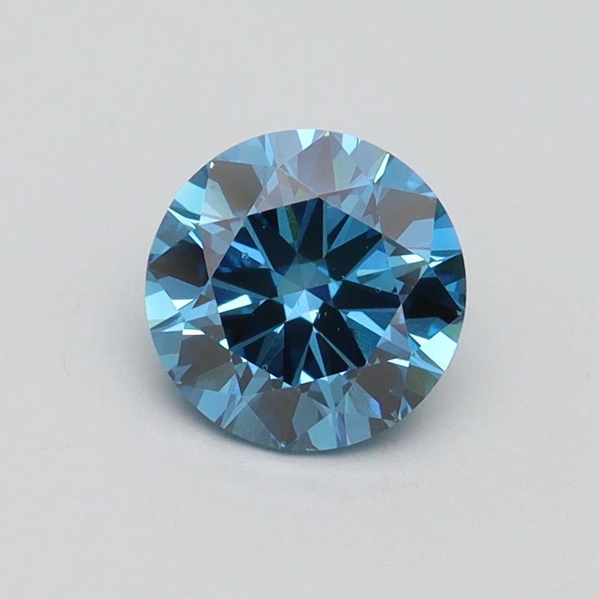 1.00 Ct. Fancy Vivid Blue Round Lab Grown Diamond
