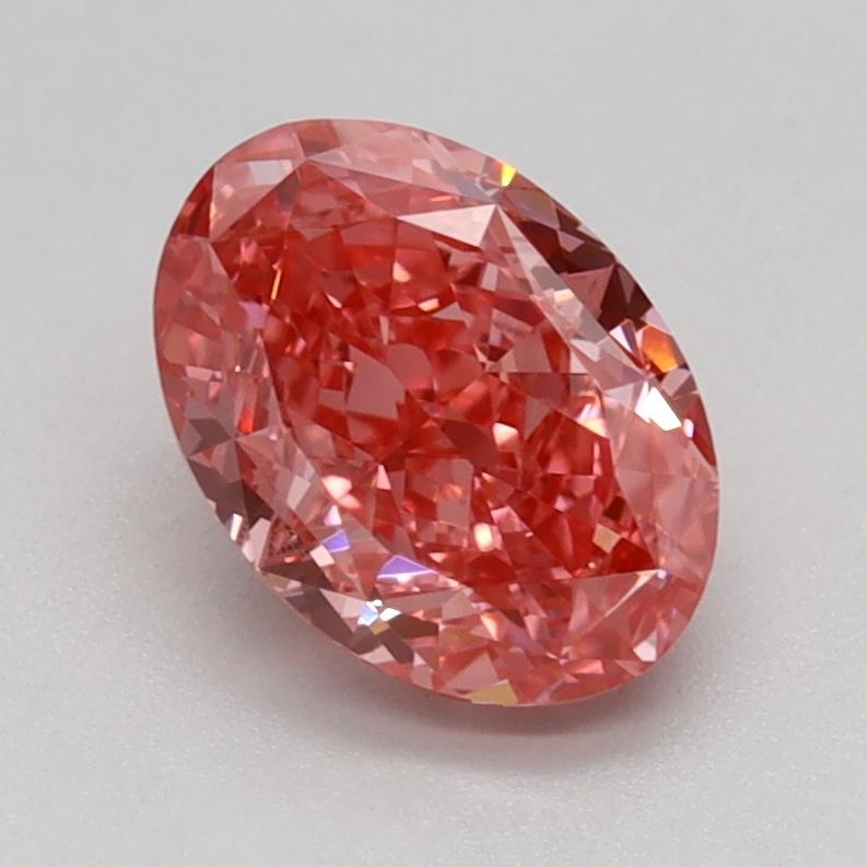 1.80 Ct. Fancy Vivid Pink Oval Lab Grown Diamond