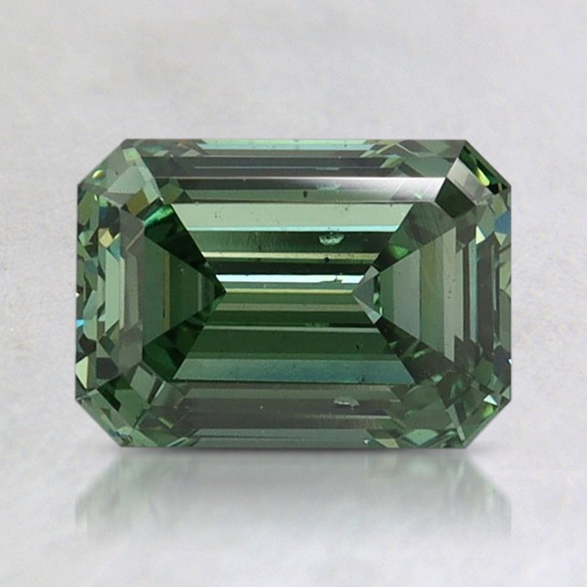 1.51 Ct. Fancy Vivid Pacific Green Emerald Lab Grown Diamond