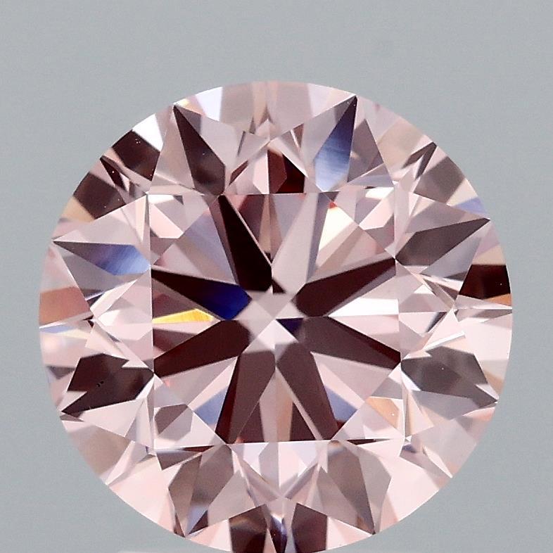 2.85 Ct. Fancy Intense Pink Round Lab Grown Diamond