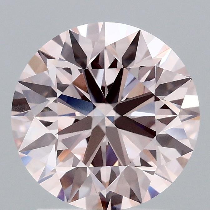 2.14 Ct. Fancy Light Pink Round Lab Grown Diamond