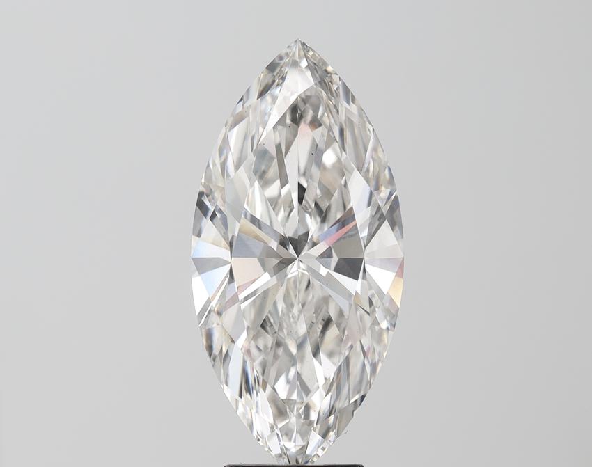 7.08 Ct. Fancy Vivid Green Marquise Lab Grown Diamond