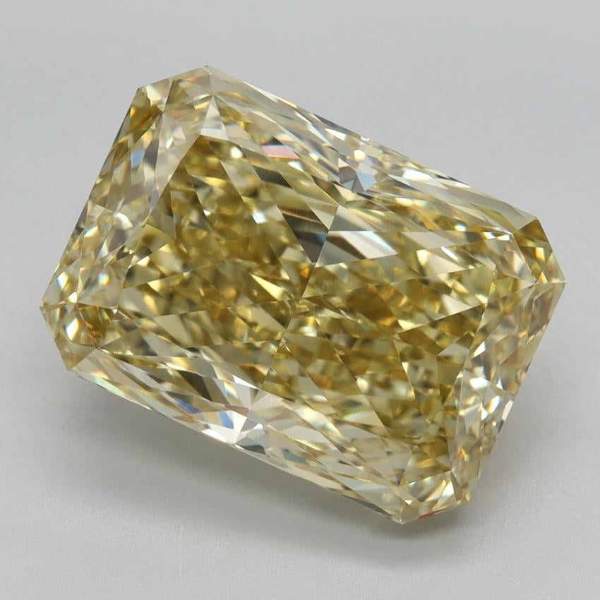 7.35 Ct. Fancy Intense Yellow Radiant Lab Grown Diamond