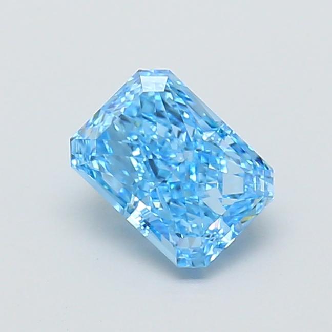 1.10 Ct. Fancy Vivid  Blue Radiant Lab Grown Diamond