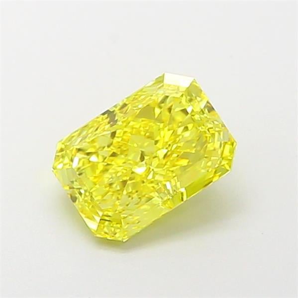 1.10 Ct. Fancy Vivid  Yellow Radiant Lab Grown Diamond