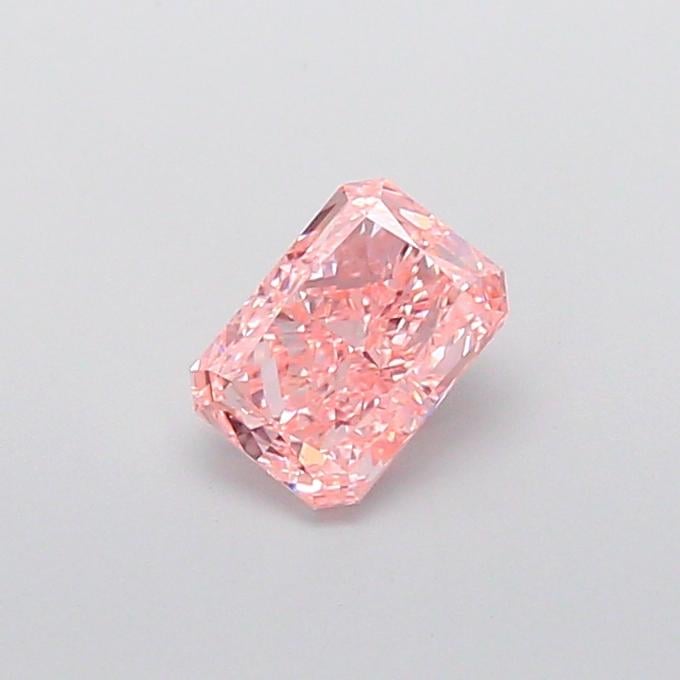 1.01 Ct. Fancy Vivid Pink Radiant Lab Grown Diamond
