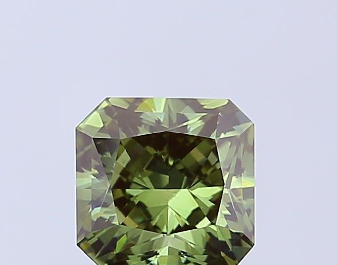 1.50 Ct. Fancy Deep Green Radiant Lab Grown Diamond