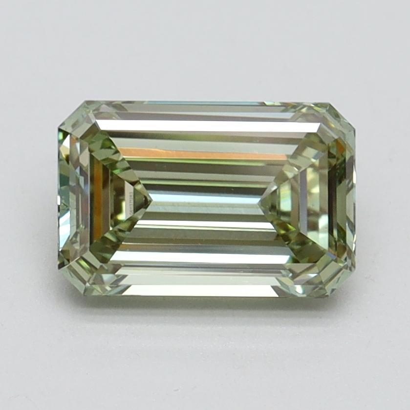 1.5 Ct. Fancy Intense Green Emerald Lab Grown Diamond