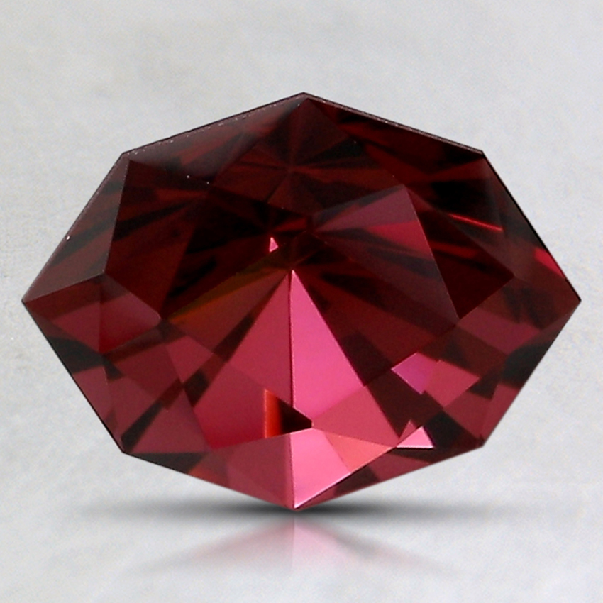 9.4x7.1mm Unheated Red Modified Oval Rhodolite Garnet