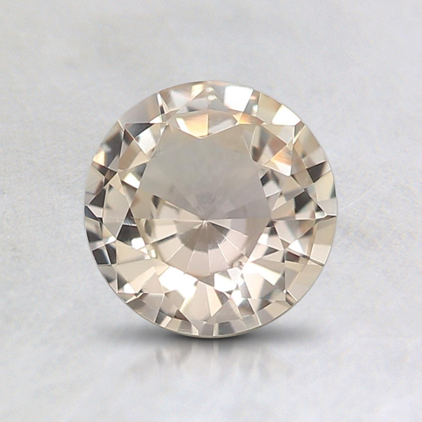 6.1mm Peach Round Sapphire