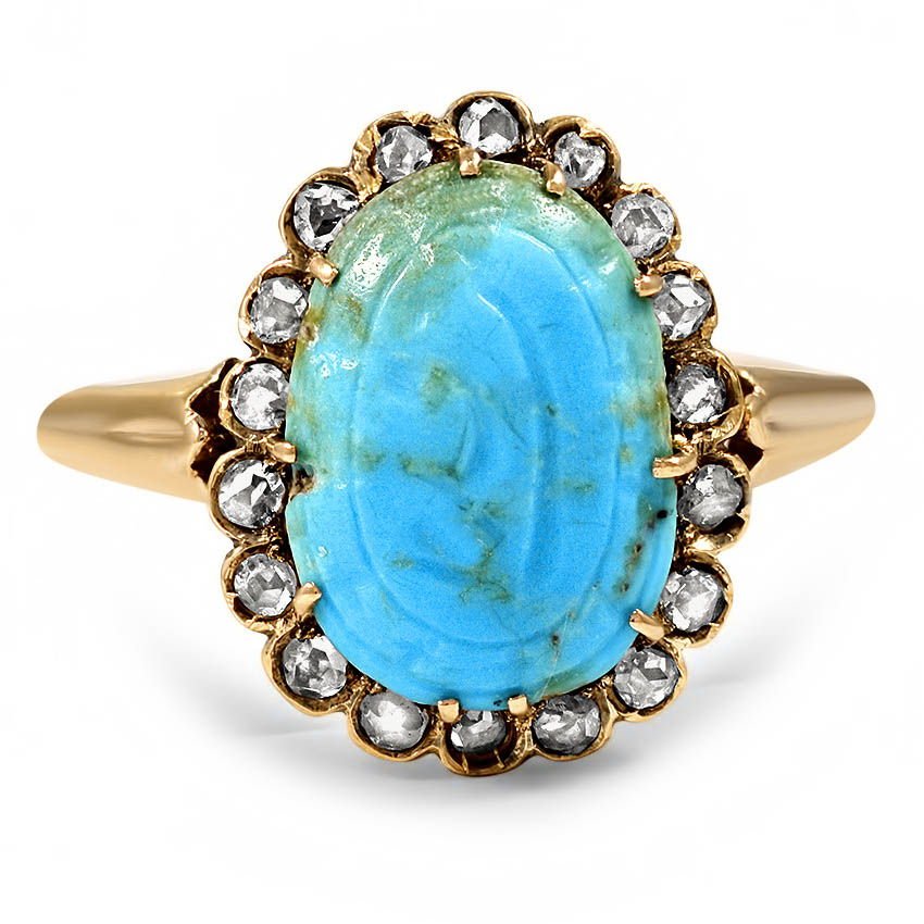 Edwardian Turquoise Vintage Ring