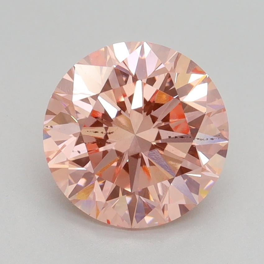 2.30 Ct. Fancy Intense Pink Round Lab Grown Diamond