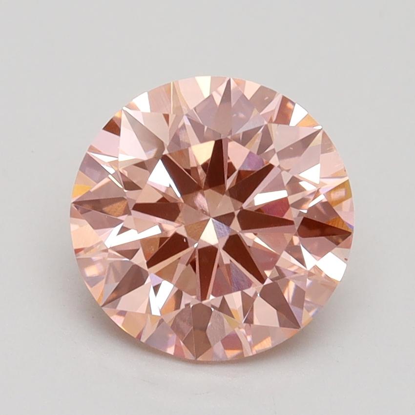 2.02 Ct. Fancy Intense Pink Round Lab Grown Diamond
