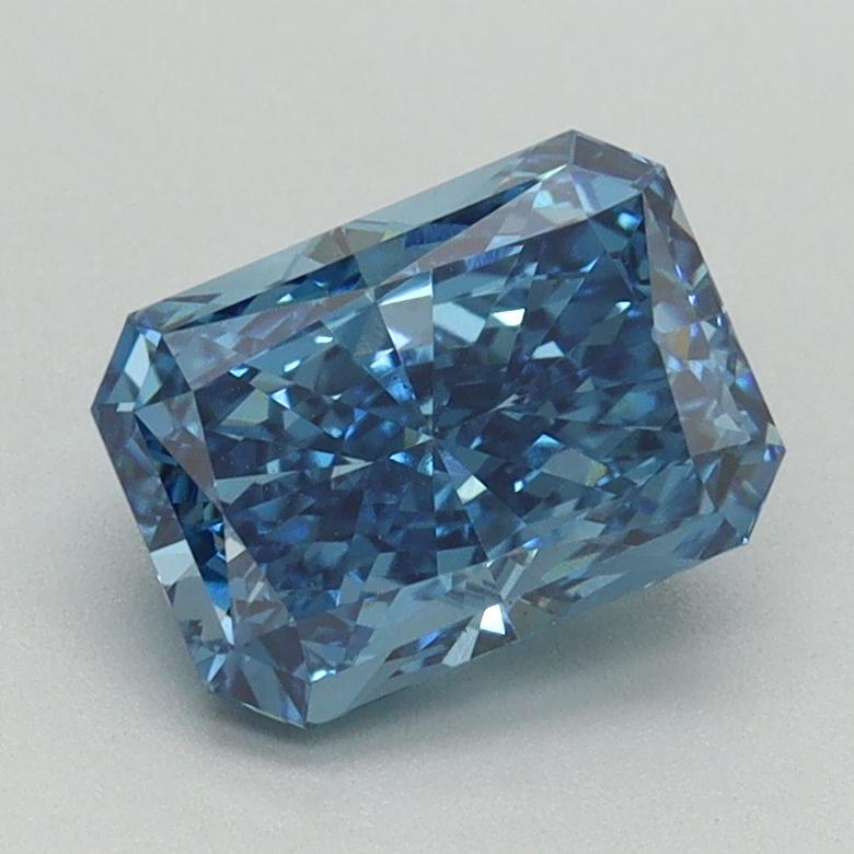 1.50 Ct. Fancy Vivid Blue Radiant Lab Grown Diamond