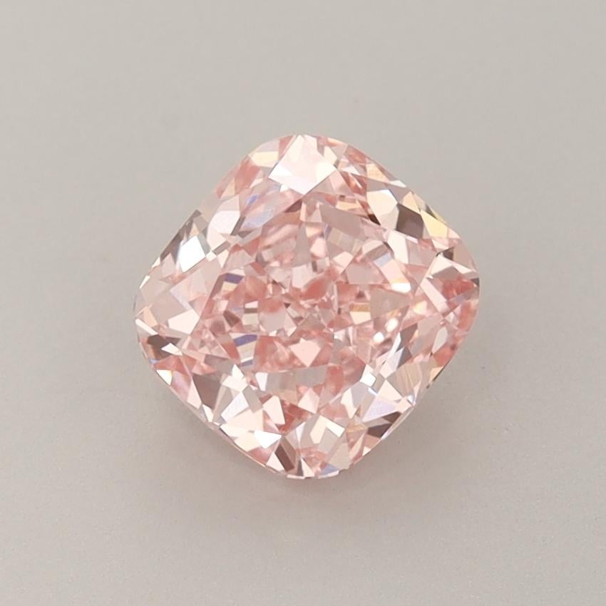1.30 Ct. Fancy Intense  Pink Cushion Lab Grown Diamond