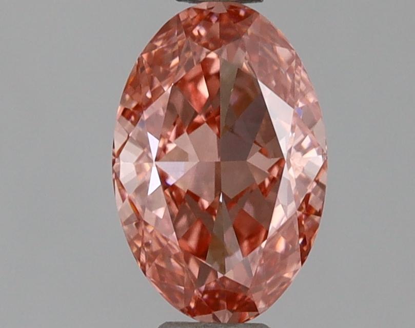 1.01 Ct. Fancy Vivid Pink Oval Lab Grown Diamond