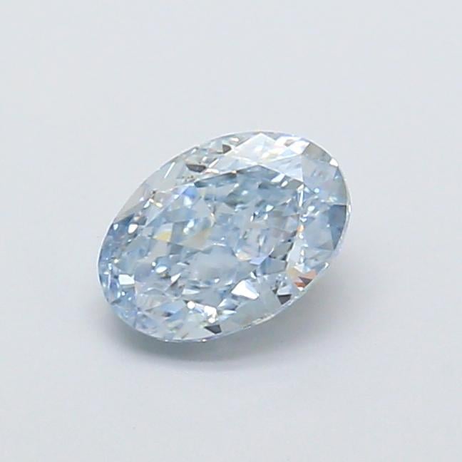 1.00 Ct. Fancy Intense  Blue Oval Lab Grown Diamond