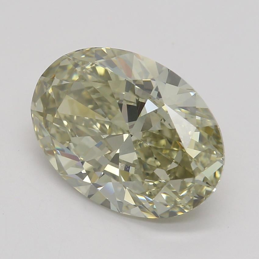 2.06 Ct. Fancy Brownish Greenish Yellow Oval Diamond