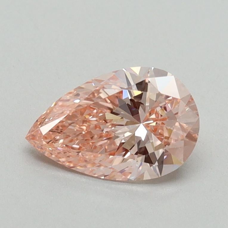 0.73 Ct. Fancy Intense Pink Pear Lab Grown Diamond