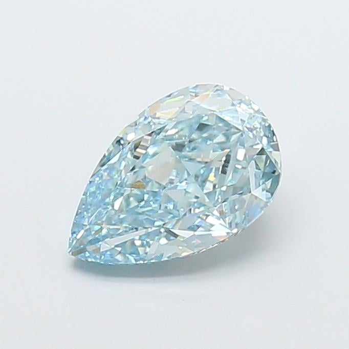 3.04 Ct. Fancy Intense Green Pear Lab Grown Diamond