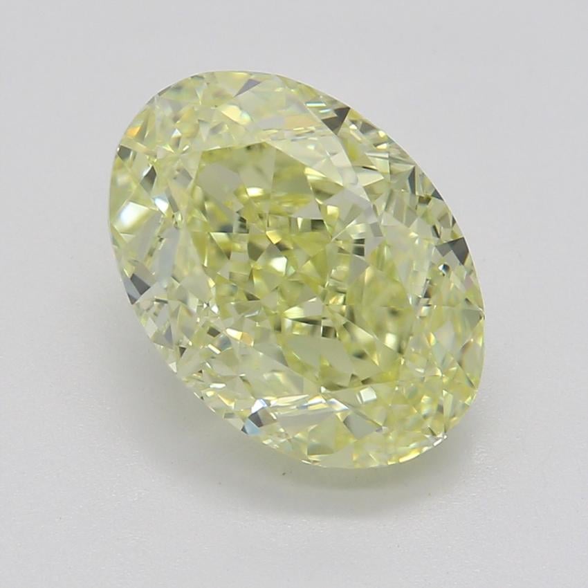 2.01 Ct. Fancy Yellow Oval Diamond