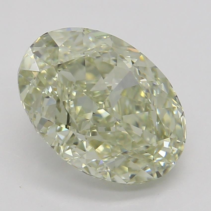 1.50 Ct. Fancy Light Greenish Yellow Oval Diamond