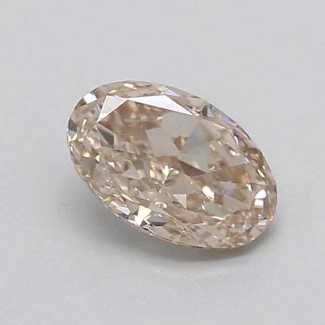 0.35 Ct. Very Light  Brown Oval Lab Grown Diamond