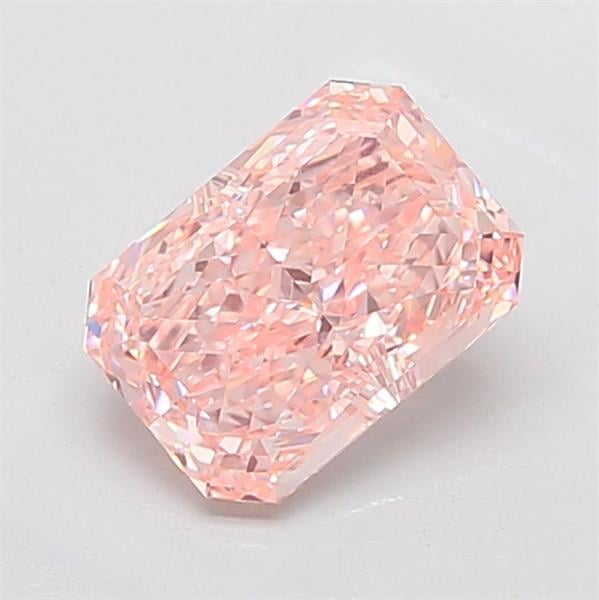 2.68 Ct. Fancy Intense Pink Radiant Lab Grown Diamond