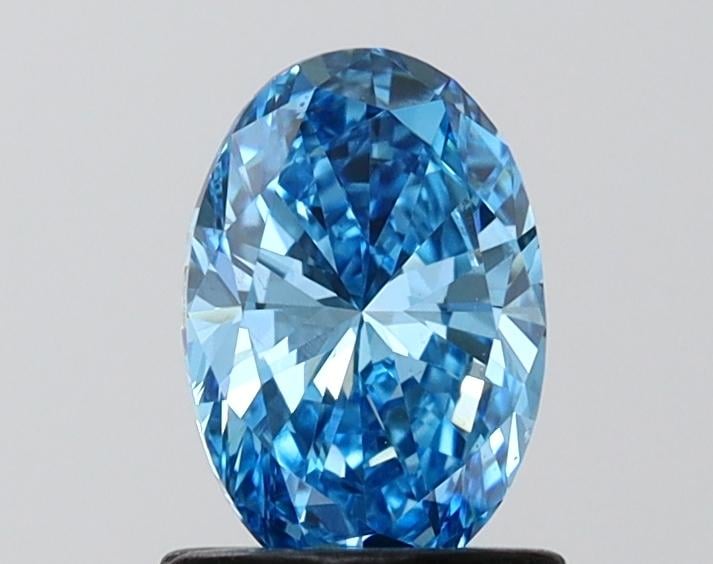 1.00 Ct. Fancy Blue Oval Lab Grown Diamond