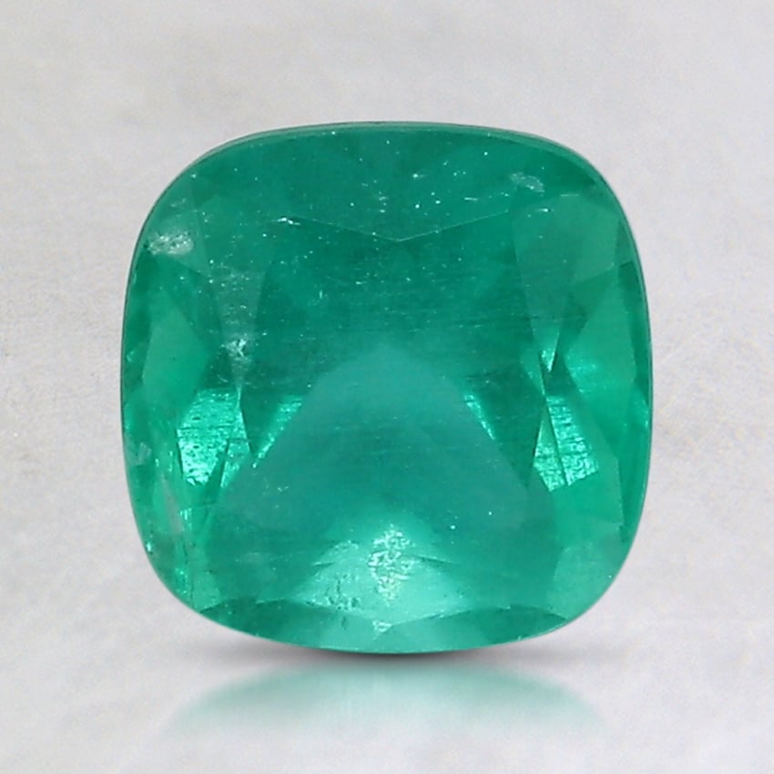 7x6.9mm Cushion Emerald
