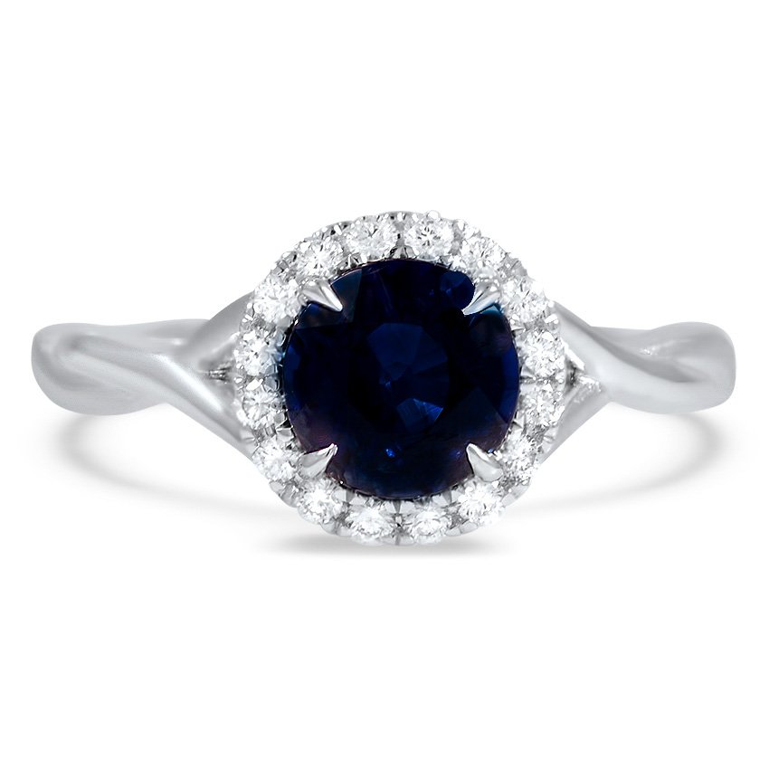 Modern Sapphire Vintage Ring | Loretto | Brilliant Earth