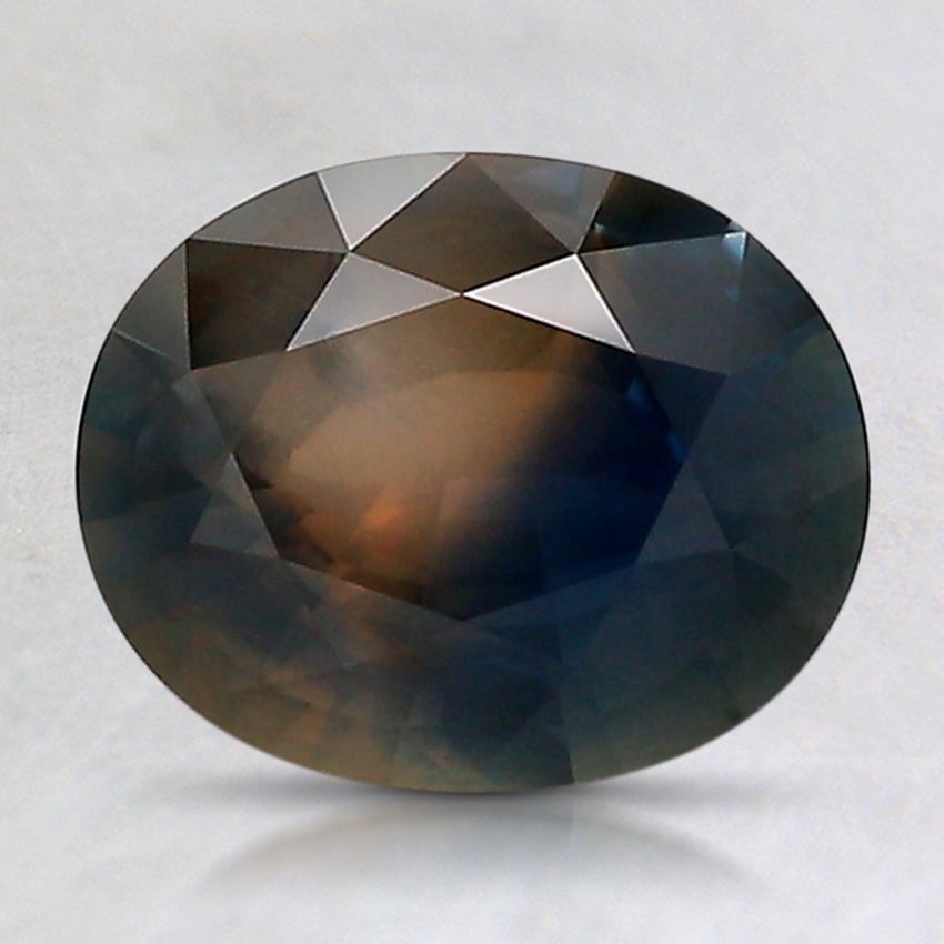 8.5x7mm Bi-Color Oval Montana Sapphire