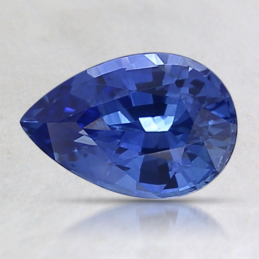8.6x5.7mm Premium Blue Pear Sapphire