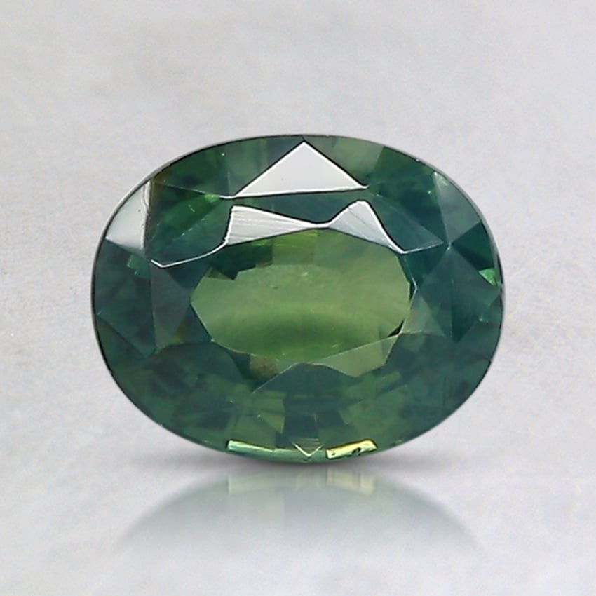 7.1x5.7mm Unheated Parti-Color Oval Sapphire
