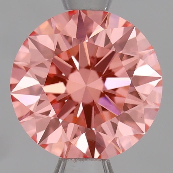 1.07 Ct. Fancy Vivid Pink Round Lab Grown Diamond