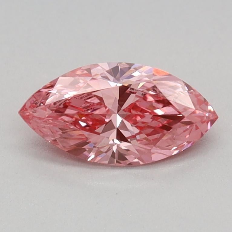 0.33 Ct. Fancy Vivid Pink Marquise Lab Grown Diamond