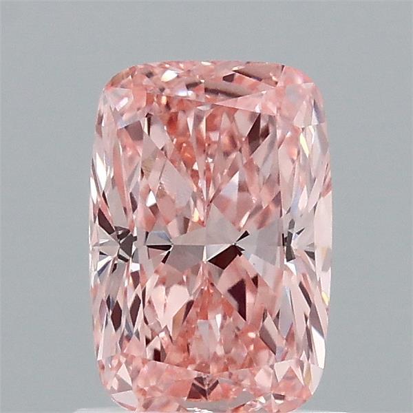1.02 Ct. Fancy Vivid Pink Cushion Lab Grown Diamond