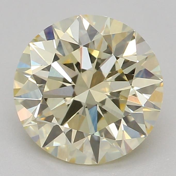 1.07 Ct. Fancy Light Yellow Round Lab Grown Diamond