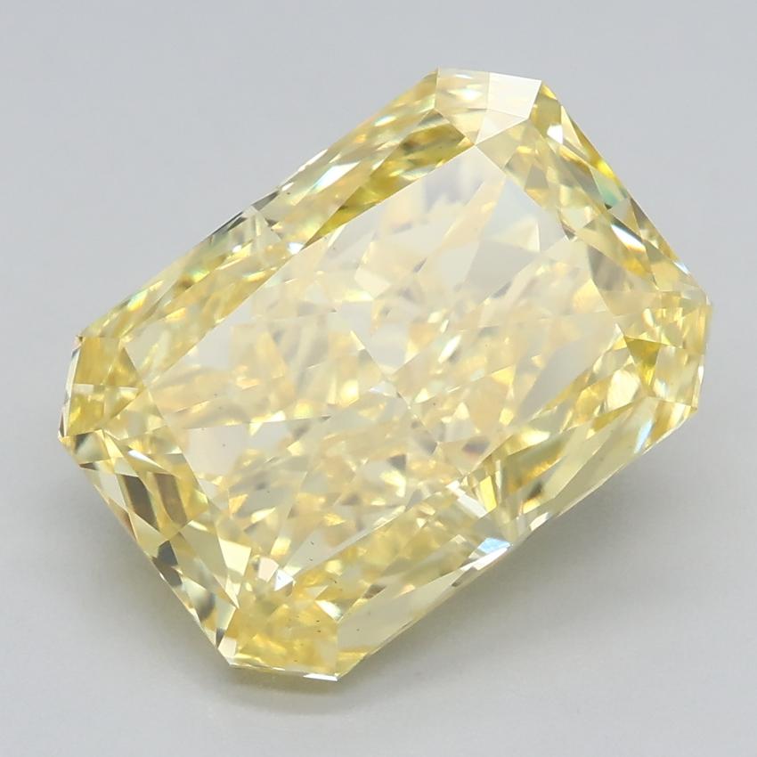 3.08 Ct. Fancy Vivid Yellow Radiant Lab Grown Diamond