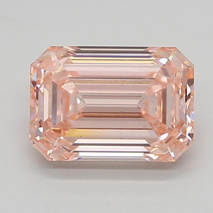 3.03 Ct. Fancy Intense  Pink Emerald Lab Grown Diamond