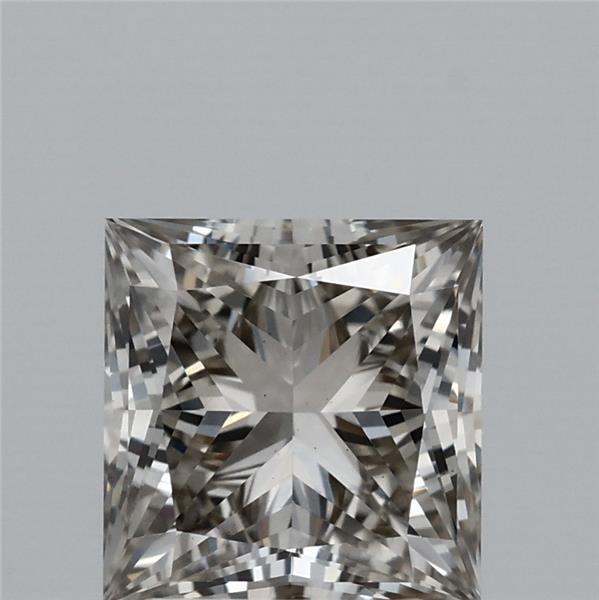 2.11 Ct. Fancy Vivid Blue Princess Lab Grown Diamond